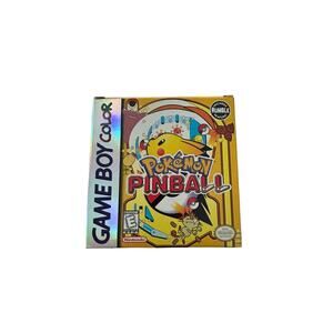 1999 Pokémon Pinball Rumble Feature Box Only w/ Manual & Original Ads